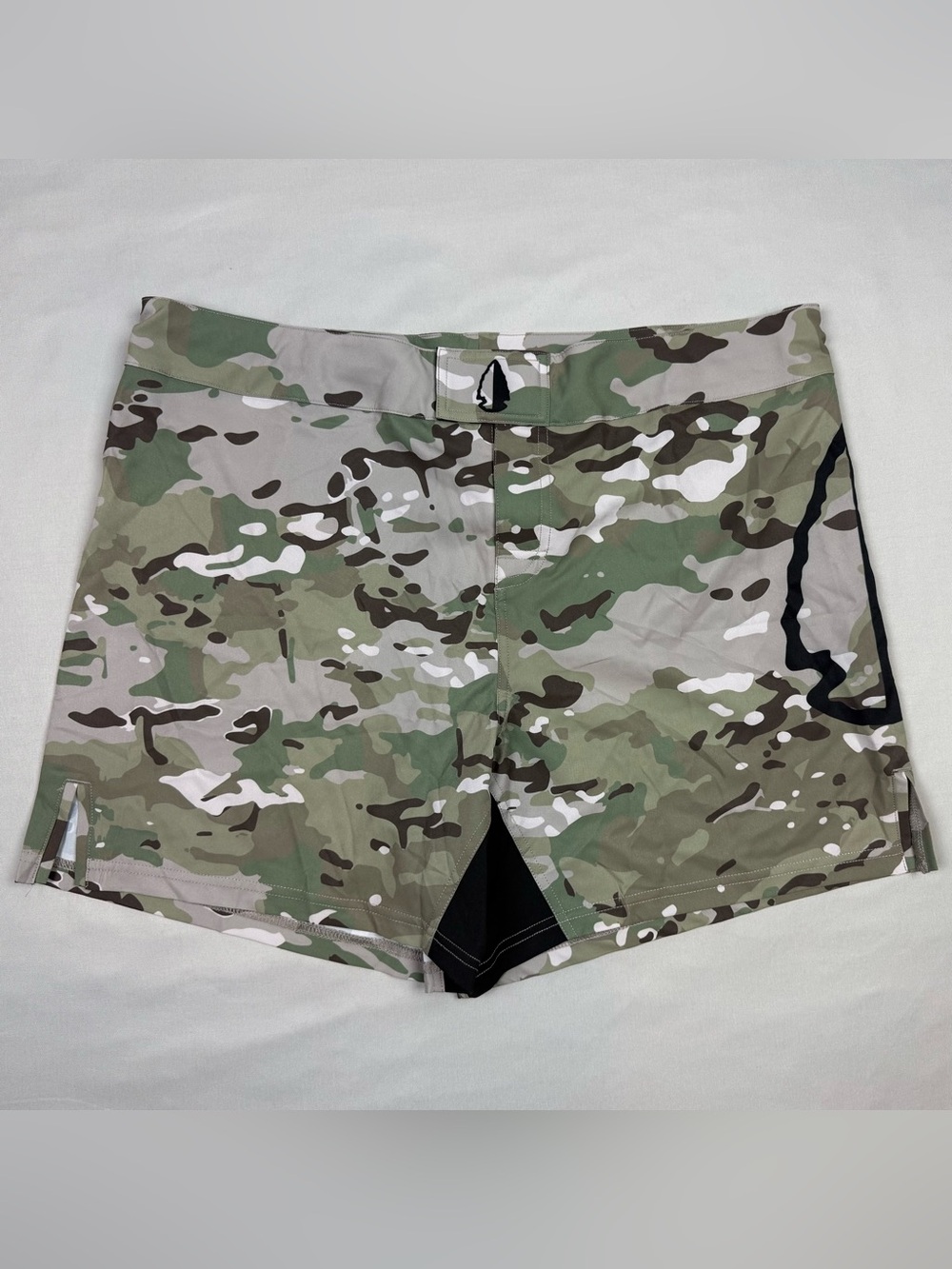 Tachuntfish Mens Fight Shorts XL Camo Drawstring Lightweight B9